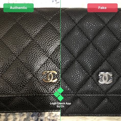 chanel woc fake vs real|authentic chanel counterfeit.